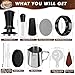 Y-Step 25 PCS Espresso Accessories Kit, Espresso Tamper Kit Coffee Tamper Set, 51mm Espresso Tamper with Spring Loaded Calibrated, 51mm Espresso Puck Screen and Dosing Funnel, WDT Tool, Latte Art Kit