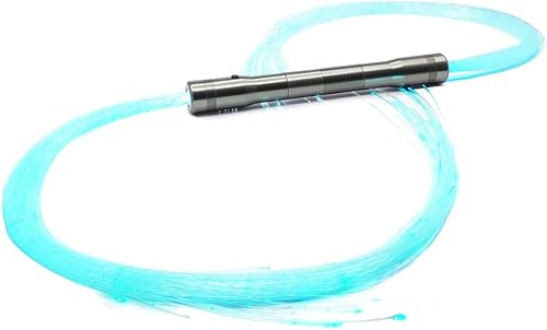 Double Space Whip Remix - Látigo de fibra óptica LED programable Giratorio de 360 - Juguete rave con luz súper brillante EDM Pixel Flow Lace Dance