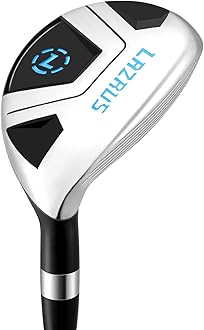 LAZRUS GOLF Premium Hybrid Golf Clubs for Men - 2,3,4,5,6,7,8,9,PW Right Hand & Left Hand Single Club, Regular Flex