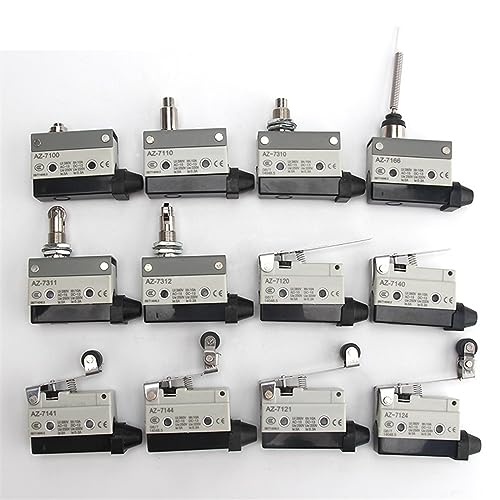Micro interrupteur étanche AZ-7121 10A à course précise et rouleau - 6