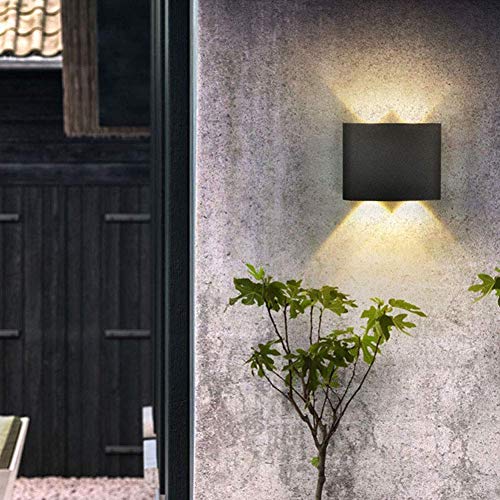 Evita la oscuridad en exteriores con los apliques de pared para exteriores LED IP65 impermeables 7