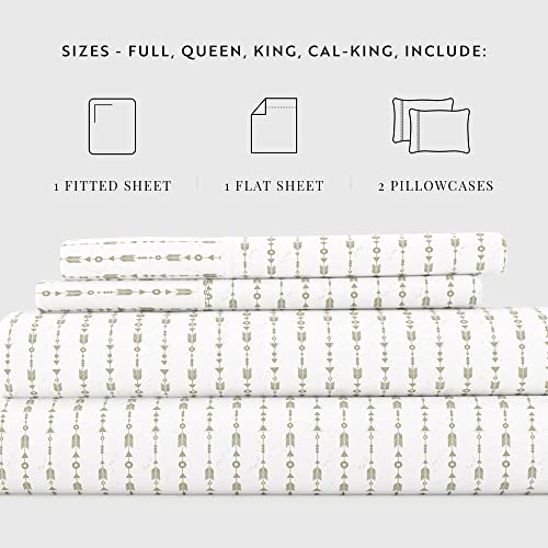 Linen Market 4 Piece King Bedding Sheet Set (Navy Blue Flowers) - Image 4