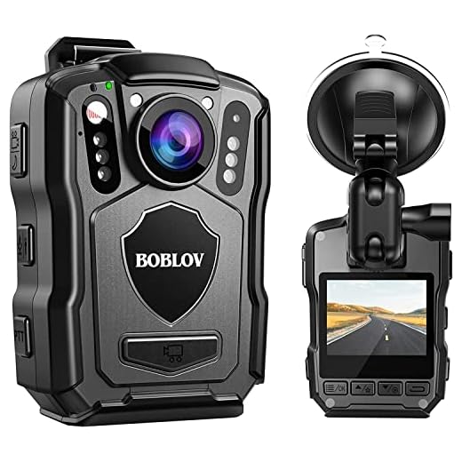 BOBLOV M5 Body Camera with Night Vision