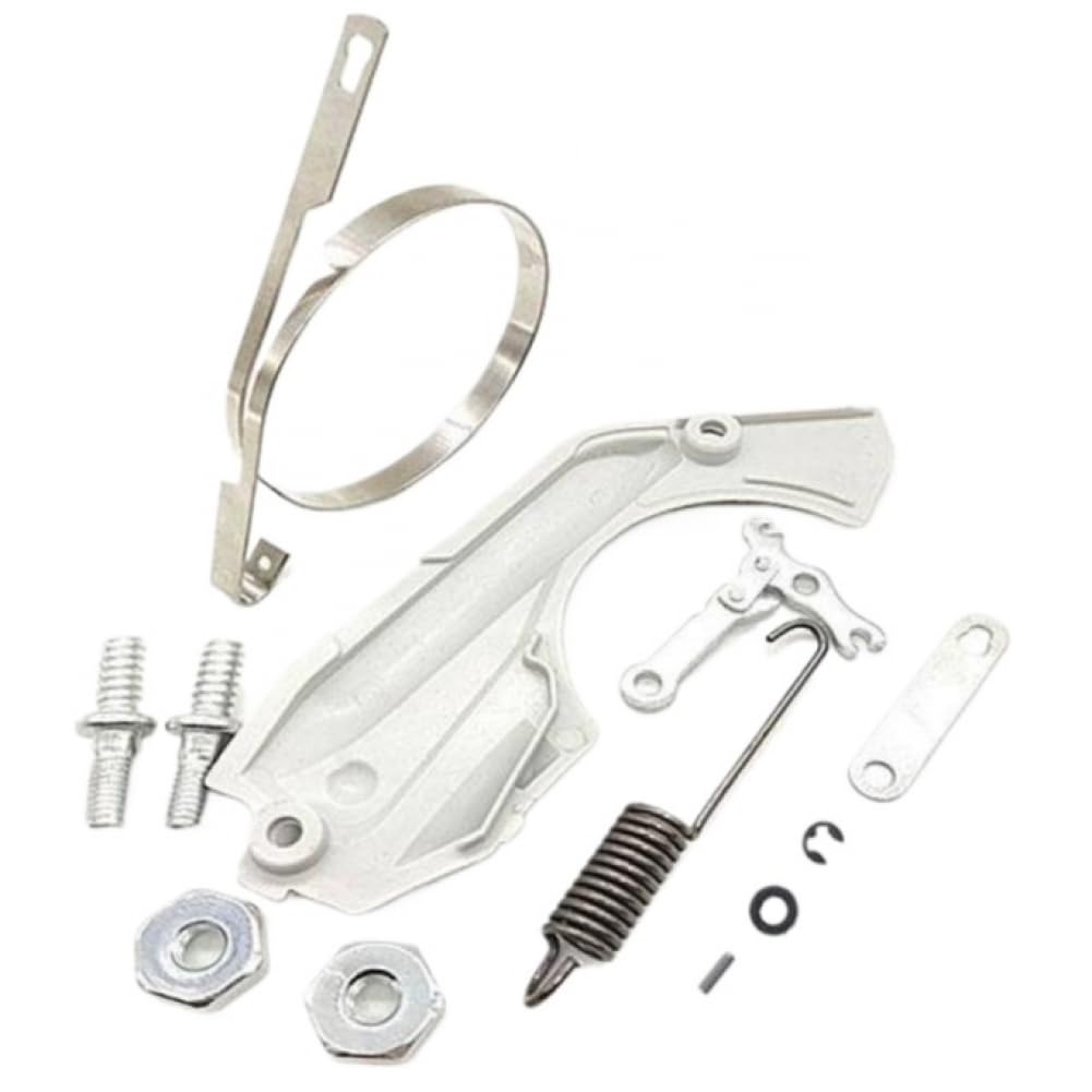 Kit de reparación de cubierta de embrague de palanca de manija de banda de freno de cadena Compatible con motosierra MS180 MS170 018 017 MS 180 170