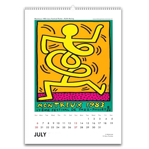 Image of Tallenge - 2026 Wall Calendar - Pop Art Collection - 12 x 17 Inches for Home & Office (Paper, Wall Calendar)