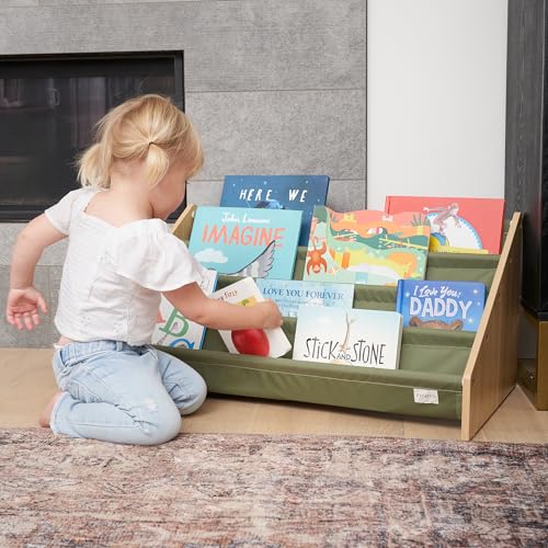 image for ZICOTO Decorative Wooden Bookshelf for Kids Rooms - Keeps Plenty of Bo