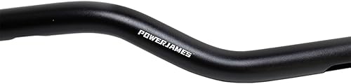 Miniatura 8 de POWERHAMES - Barra de arrastre para manillar recto 100% aluminio negro para Harley Davidson Street Bob Low Rider STDyna FXD Road King 1.0 pulgadas