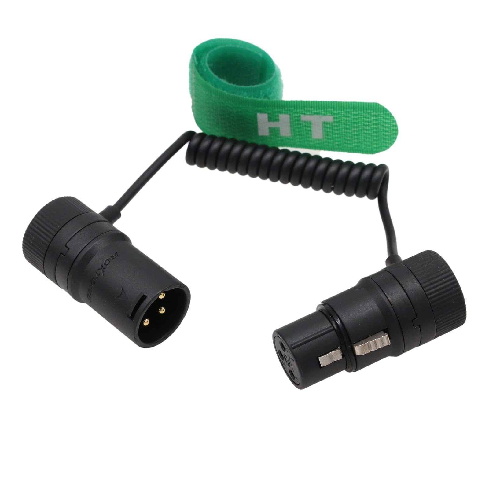 HangTon Right Angle XLR 3 Pin Male to Female Audio Cable for Sony FX3 FX9 Canon Camera Microphone Recorder Mixer Sound Devices Zoom Zaxcom - Image 3