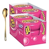 Hubba Bubba Gum, 2 Oz Original Bubble Gum, with Moofin Golden SS Spoon, Original Flavored Soft Bubble Tape Gum Ideal for Sharing to Family and Friends, Classic American Chew, Party Favors, Easy to Ca