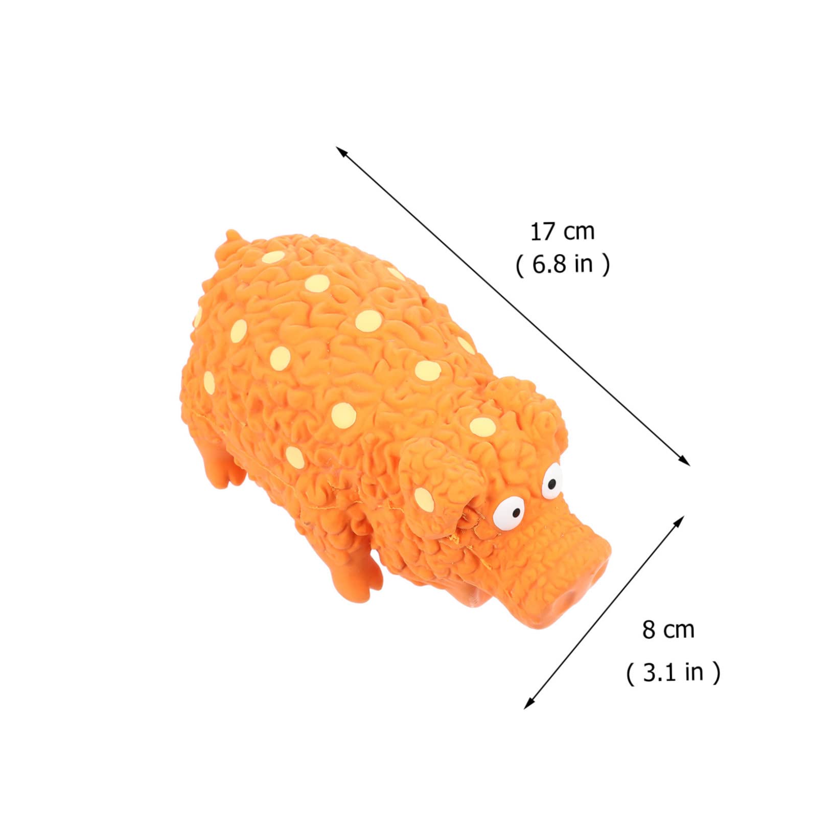 SUPVOX 4piezas Juguetes De Perro De Látex Squeaky Juguetes Interactivos para Masticar y Limpiar Dientes para Perros Pequeños y Medianos