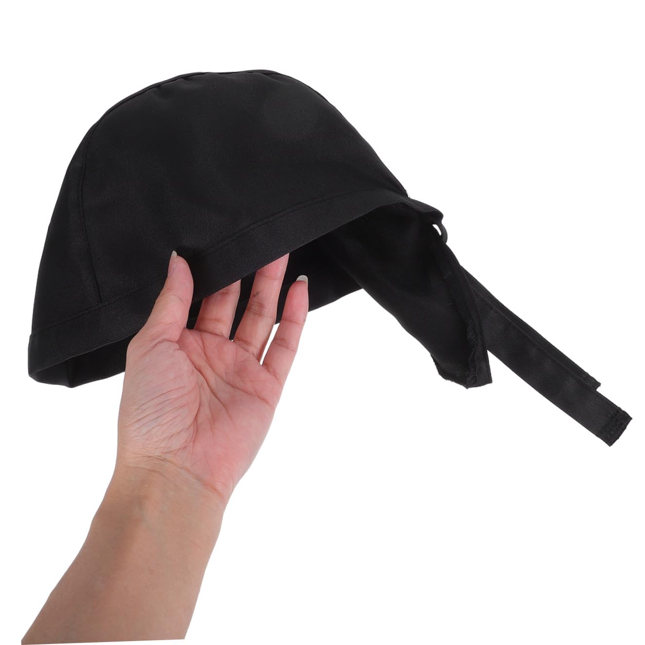 PACKOVE 30piezas Gorro De Cocina para Chef Turbante Pirata Negro para Restaurante Sombrero De Trabajo De Hostelería para Cocineros y Personal De Servicio