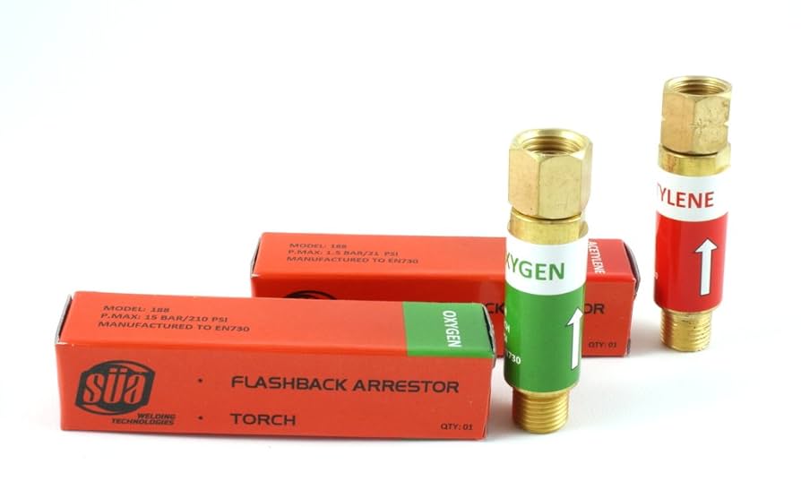 Amazon.com: SÜA - 188 Flashback Arrestor - Torch - Oxygen