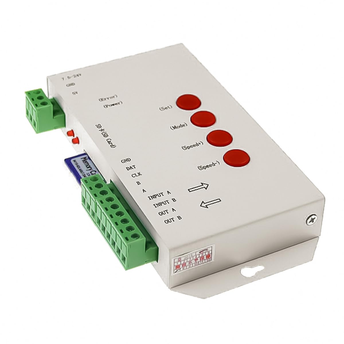 Laroal T1000S RGB Full Color Programmable Pixel Controller DMX512 SD Card DC5V -24V for Light Strip - Image 4