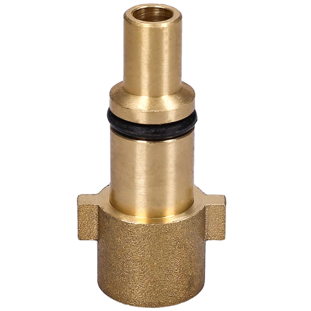 Lance à mousse 1L Avec buse à mousse réglable En laiton Avec adaptateur Pour NILFISK/STIHL | Pour nettoyeur haute pression Avec filetage 1/4" | Ideal Auto Mousseur