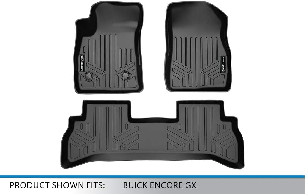 SMARTLINER Floor Mats 2 Row Liner Set Compatible with 2020-2025 Buick Encore GX