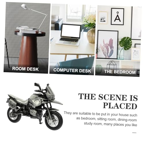 Decoración retro de moto de aleación GALPADA adorno vintage premium para hogar y oficina 6
