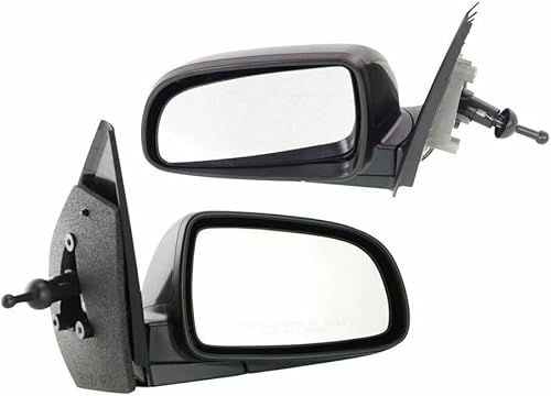 Partswich New Set Of 2 Manual Remote Manual Folding Non-Heated Paintable For CHEVROLET AVEO Right Passenger  Left Driver Side 2007 2008 2009 2010