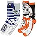 Star Wars BB-8 R2-D2 Droids Mens Casual Crew Sock Set Pack of 2