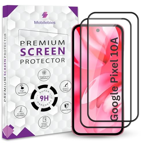 Image of Premium Tempered Glass Screen Protector Guard For Google Pixel 10A 5G (6.3 Inch, Pack of 2) | Edge to Edge Coverage With Easy to installation kit