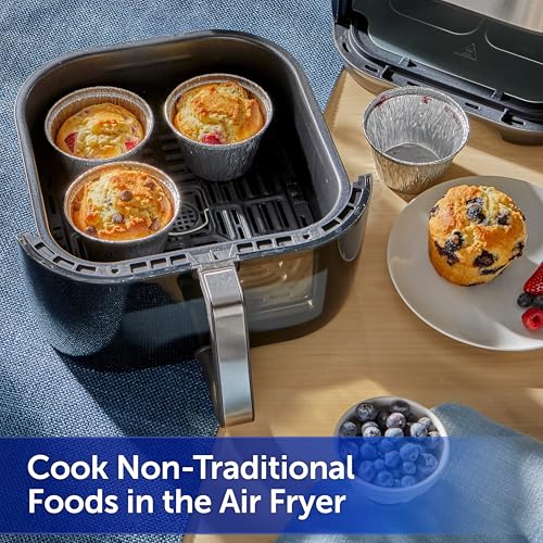 Image of Reynolds Kitchens Air Fryer Cups, Easily Cook Individual Air Fryer Food and Non-Traditional Foods, Great for Meal Prepping and Picky Eaters, Oven-Safe and Grill-Safe, 10 Pack, 8 fl oz.