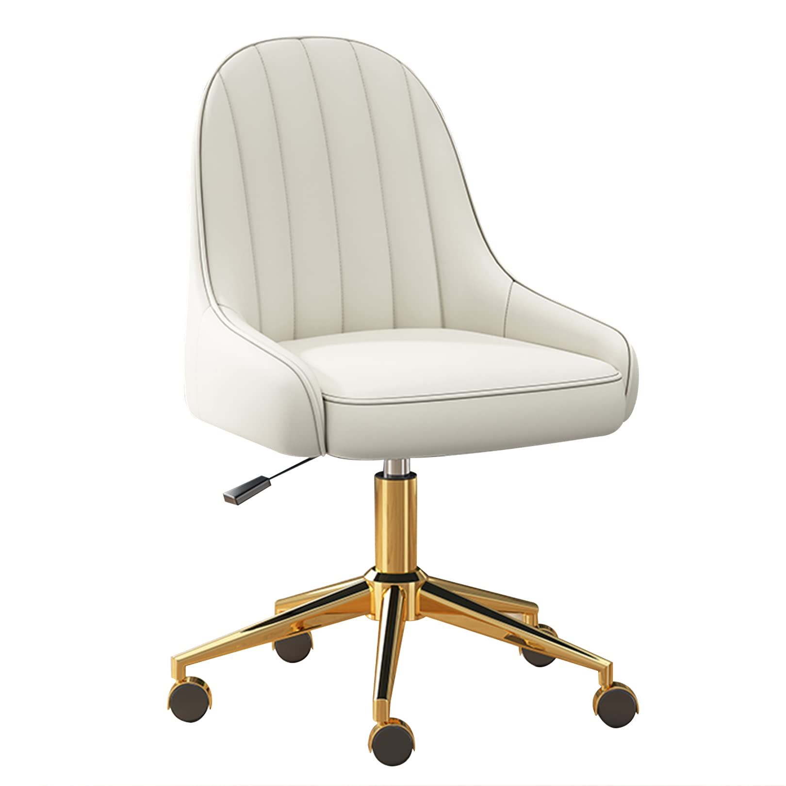 Chaise pivotante réglable blanche pour créer un coin étude design dans la chambre des filles