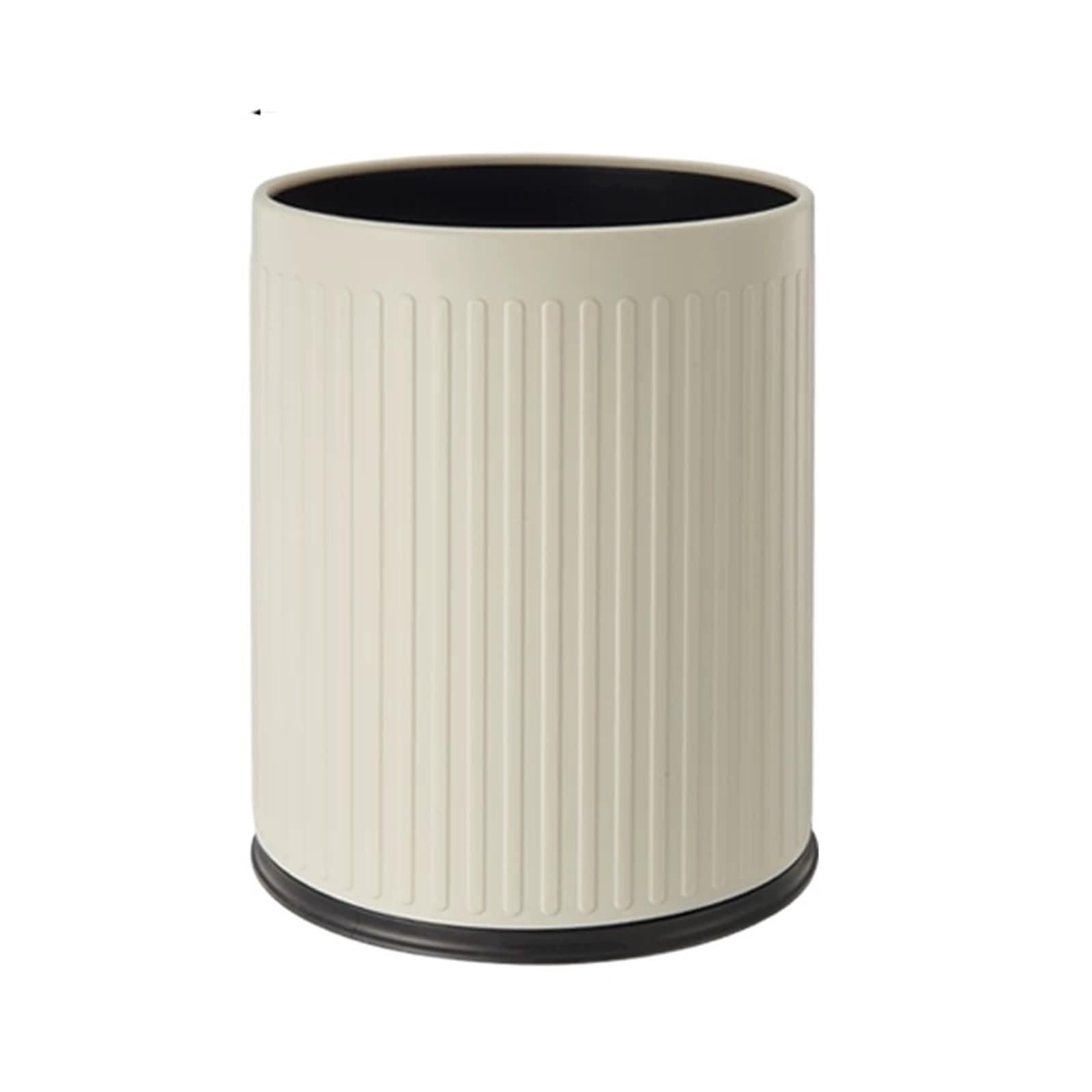 Waste Bins Household Garbage Bin With Large Capacity Living Room Kitchen Three Colors To Choose From(White,Large)