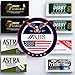 ABS American Beauty Supply Double Edge Safety Razor Blades Sampler Pack for Men-Includes 3 Top Global Brands: Dorco Astra Derby-Comfortable Shaving –Fits All Double Edge Safety Razors (50)