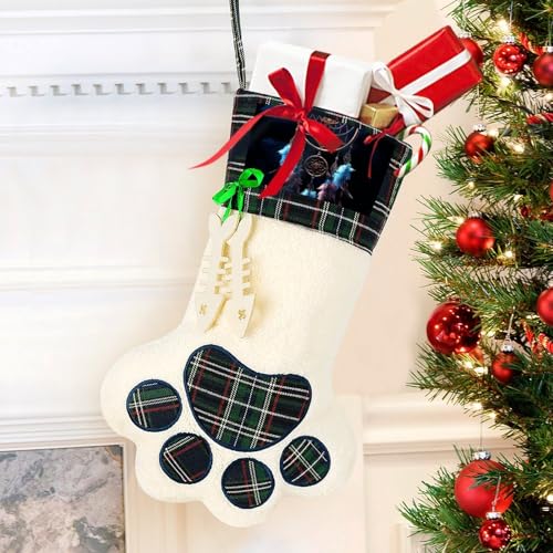 Solución decorativa: Calcetín de Navidad personalizado original 7