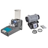 Frankford Arsenal Intellidropper Electronic Powder Measure for Powder Measuring with LCD Display and Free Reloading Database App & Platinum Series Rotary Tumbler with 7-Liter Capacity