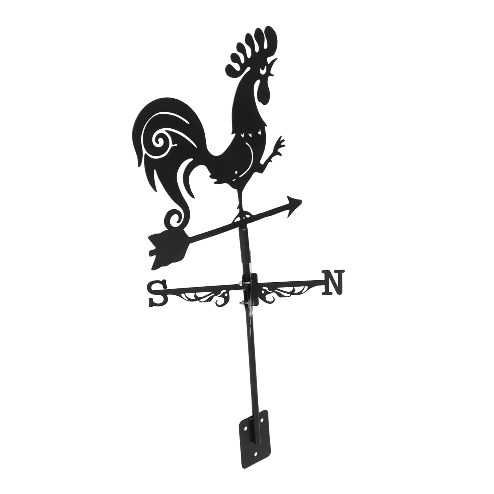 TAXXII Rooster Weathervane Metal Garden Decoration for Shed Decor Weather Vane Wind Direction Indicator Outdoor Roof