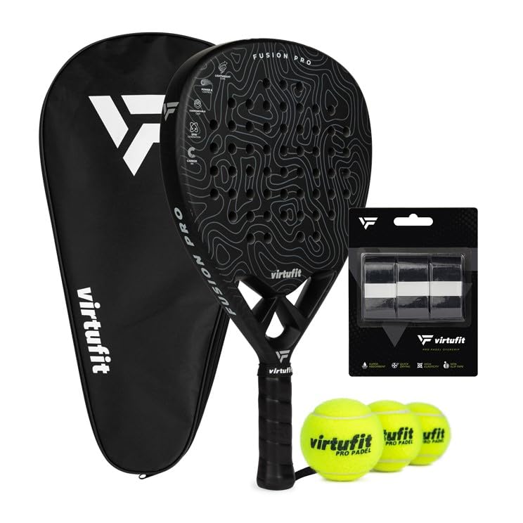 VirtuFit Fusion Pro Padel Set - czarny - szary