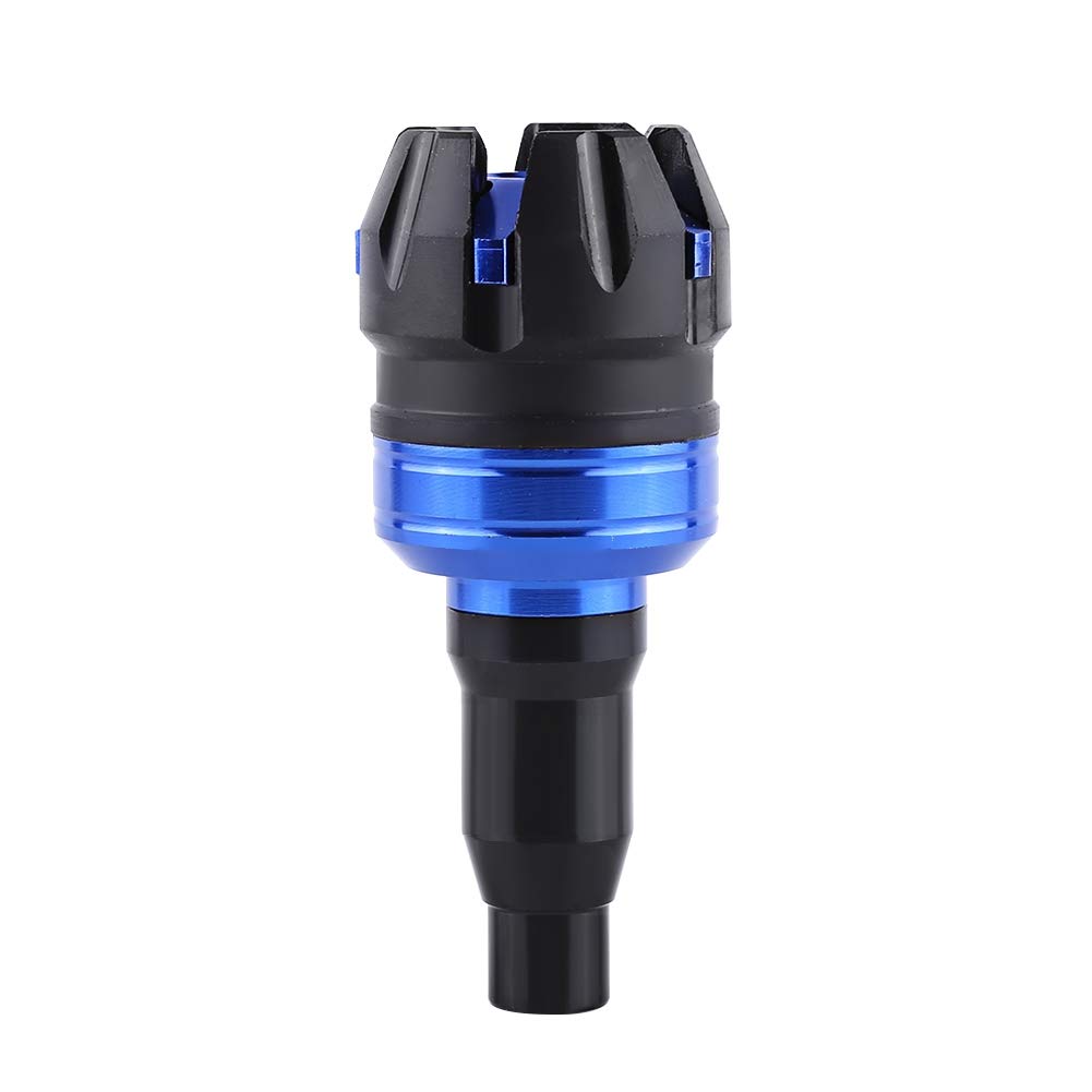 Moto Crash Protecteur, Qiilu Motorcycle CNC châssis en alliage d'aluminium Slider Protector Anti chute default bleu