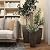Deco 79 Metal Indoor Outdoor Planter Large Planter Pot with Tapered Base, Set of 3 Planters 20", 25", 30"H, Dark Gray