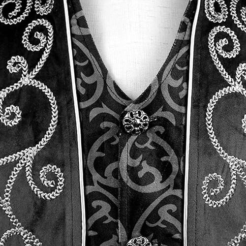 Abrigo Gótico Steampunk para Hombre | Chaqueta Larga Medieval 8