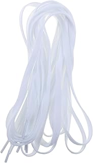 2 Pares De Cadarços Planos Cadarços Elásticos Sapatos Brancos Cadarços Elásticos Para Adultos Cadarços Simples Para Adultos Cadarços Para Calçados Esportivos Cadarços De Poliéster