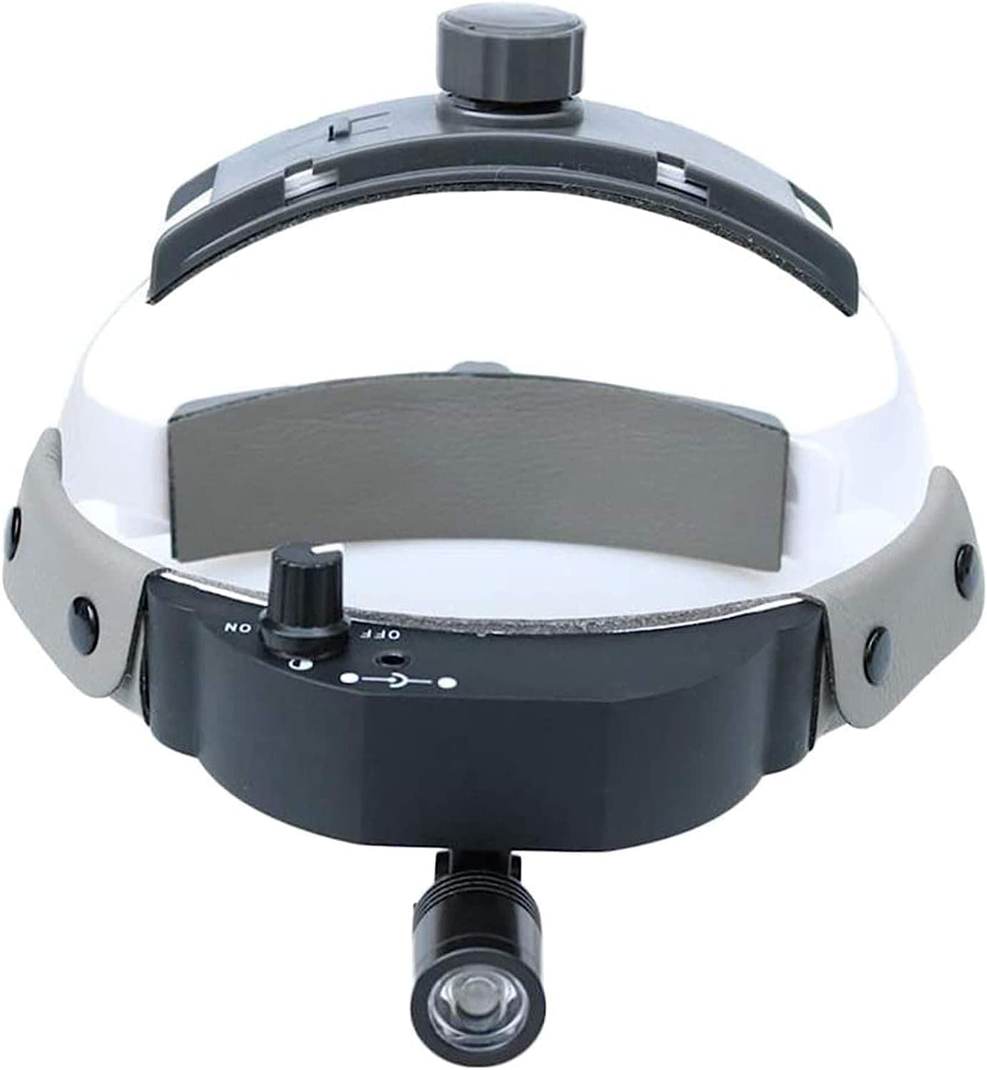HTTGDGDH Headband Magnifier, Handheld Digital Magnifier, Magnifier Led Headband Magnifier Otolaryngology Leather Magnifying Glass Hobbies,Reading,Jew