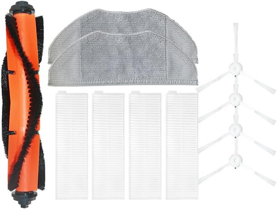Roller Hepa Filter Side Brush Mop Kits Parts Fit for xiaomi Mijia G1 Vacuum Cleaner