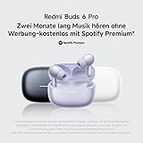 XIAOMI Redmi Buds 6 Pro – Écouteurs Bluetooth Intra-Auriculaires, ANC 55dB, Audio dimensionnel, Hi-Res/LDAC, 9.5h+36h autonomie, IP54, Triple Haut-Parleur, Noir - 9