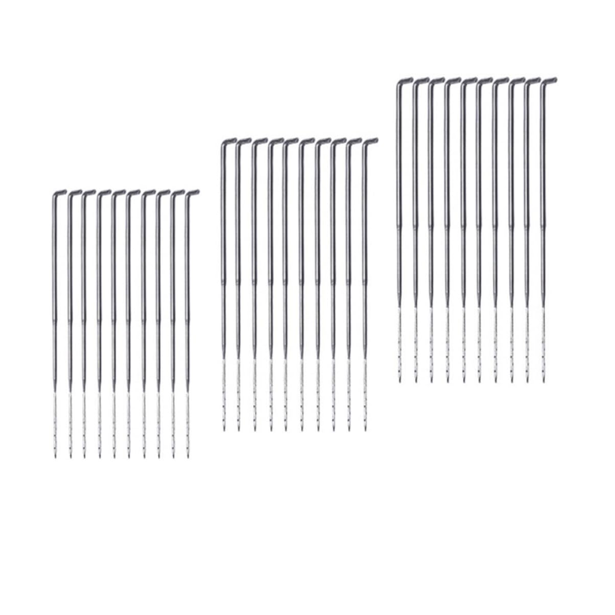 OSALADI 30pcs Wool Felt Needles for Embroidery Yarn Needles for Crocheting Sewing Tapestry Safe Material for Handmade Accessories