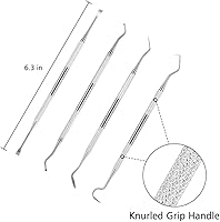 Vista 5 de Accmor Gun Cleaning Kit, Universal Gun Cleaner Tools Set Including Double-Ended Brass Steel Nylon Gun Cleaning Brushes & Gun Cleaning Picks