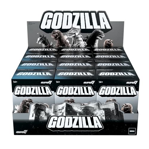 Image of Super7 Toho Godzilla Blind Box Flat - (12 Pack) 3.75 inch Toho Godzilla Action Figures Classic Cartoon Collectibles and Retro Toys