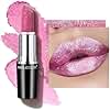 Anglicolor Metallic Glitter Pink Lipstick,High Impact Lipcolor,Lightweight Hydrating Formula Smooth and Non-Sticky,Lipstick For Women,Full-Coverage Lip Makeup(15 VELOCITY, 4g)