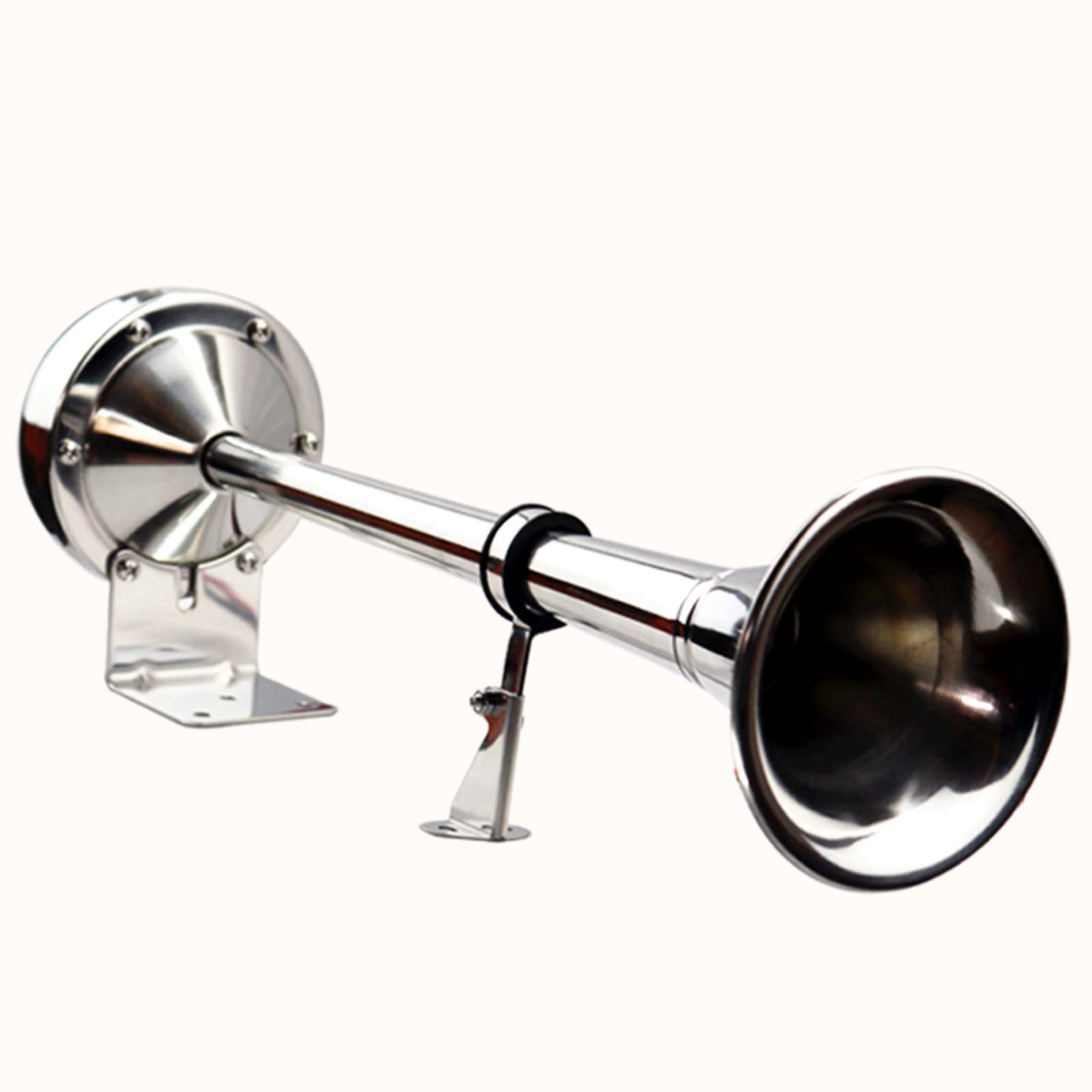 Clacson per Auto Marine Barca Horn 304 singolo Tromba Clacson per Barca Clacson Elettrico per auto 160DB Clacson per Nave argento Camion altoparlante Car Horn per 12V nave auto barca yacht ecc