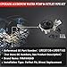 YINAVAGAD LR097165 Water Pump & Outlet Pipe Kit for Jaguar F-Pace F-Type XE XF XJ XJR XK XKR 3.0L V6 5.0L V8 2010-2019, for Land Rover Discovery LR4 Range Rover Sport Velar 3.0L V6 5.0L V8 2010-2019
