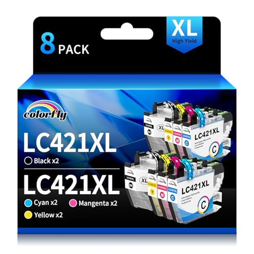 WYFYINK LC421 XL Pigment Patronen Mit Brother LC421 XL LC421XL Druckerpatronen Kompatibel Für