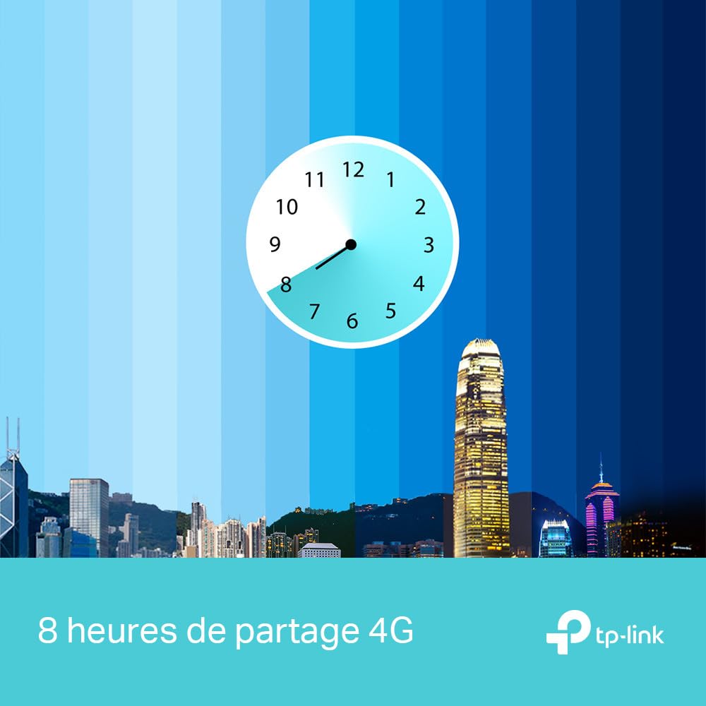 TP-Link M7350 Routeur 4G Modem 150Mbps Hotspot Batterie 2000mAh Déverrouillé