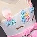 NNJXD Vestido de Unicornio para niñas Fiesta de Apliques de Flores Cosplay...