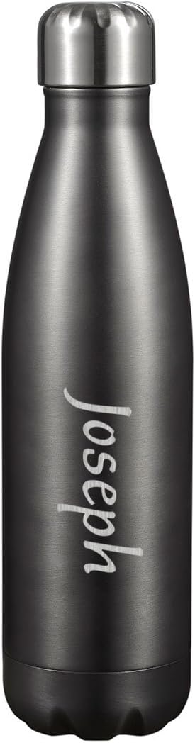 Personalized 16 oz. Visol Marina Double Walled Vacuum Water Bottle - Free Engraving (Text)