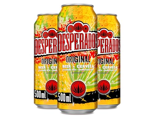 Desperados Cerveza Tequila Pack Lata, 24 x 50cl