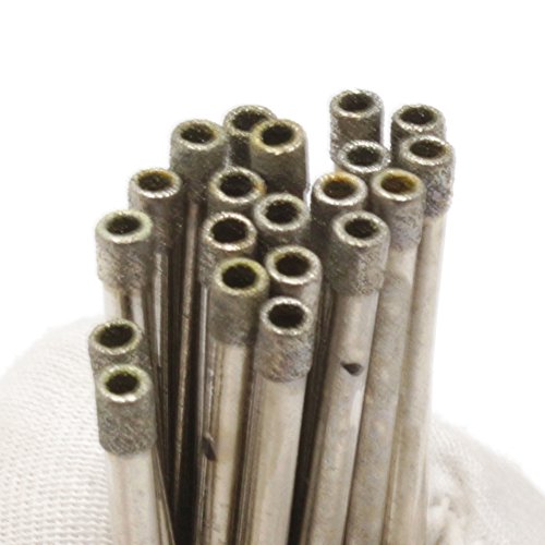 ILOVETOOL Brocas de diamante 3 mm para gemas 20 piezas miniatura 4